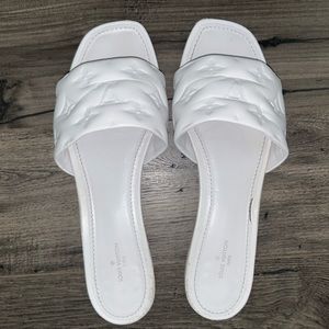 Louis Vuitton white sandals